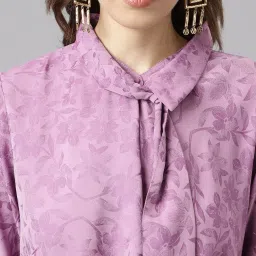 Latin Quarters Lavender Top image 5