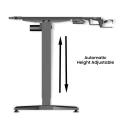 Green Soul Trigger Black Engineered Wood Electric Height Adjustable Multipurpose Gaming Table image 5