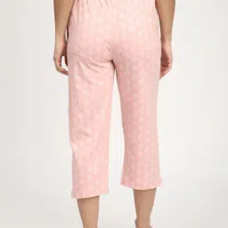R&B Peach Cotton Floral Print Pyjamas image 2
