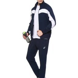 Asics Navy Regular Fit Sports Jacket image 5