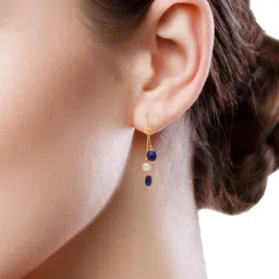 Sri Jagdamba Pearls 22 kt Gold Earrings image 2