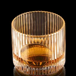 Smokey Cocktail Transparent Oval Spirit Whiskey Glass (330ml) - Set of 6 image 1