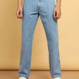Wrangler Redding Light Blue Comfort Fit Low Rise Cotton Jeans-picture-24