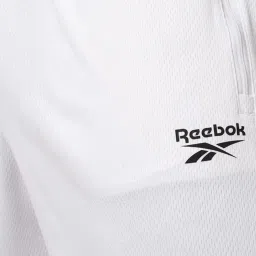 Reebok White Regular Fit Sports Shorts image 5