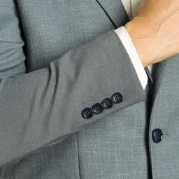 Louis Philippe Textured Slim Fit Single-Breasted Blazer image 4