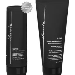iluvia Professional Basic Hair Care Combo - Cleansing Shampoo & Restorative Conditioner - 200 ml-image-21
