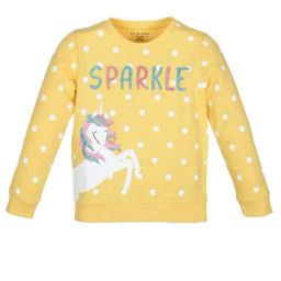 Plum Tree Kids Yellow Embellished  Sweatshirt-picture-49