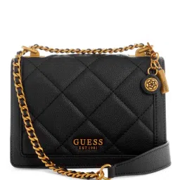Guess Black ABEY Medium Convertible Cross Body Bag image 1