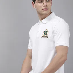 U.S. Polo Assn. Pure Cotton Brand Logo Embroidered Polo Collar Slim Fit T-shirt-picture-39