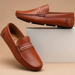 U.S. Polo Assn. Men's BICKFORD 4.0 Tan Casual Loafers image 1