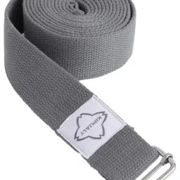 Kimjaly by Decathlon Yoga Strap Organic Cotton - Grey-image-3