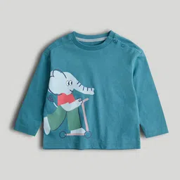 mothercare Boys Graphic Printed Round Neck T-shirt-image-67