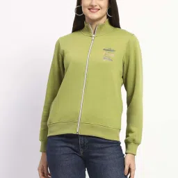 MADAME Green Plain Sweatshirt image 1
