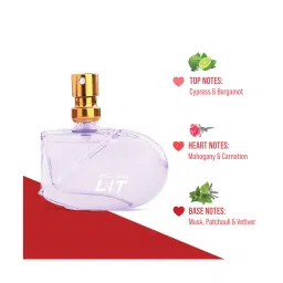 MyGlamm LIT XOXO Fragrance Fiesty - 25ml image 5