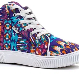 khadim Pro by Khadim's Women's Multicoloured Ankle High Sneakers image 4