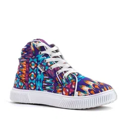 khadim Pro by Khadim's Women's Multicoloured Ankle High Sneakers image 2