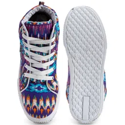 khadim Pro by Khadim's Women's Multicoloured Ankle High Sneakers image 3