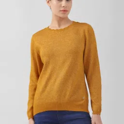 Van Heusen Yellow Regular Fit Top image 1