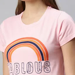 Kryptic Pink Cotton Printed T-Shirt - Pack of 2 image 5