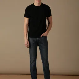 Wrangler Millard Dark Blue Regular Fit Heavily Washed Jeans image 5