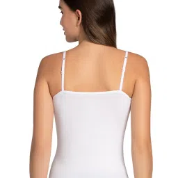 Amante Beige & White Full Coverage Camisoles - Pack Of 2 image 5