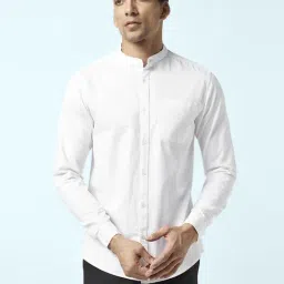 Byford by Pantaloons White Cotton Slim Fit Shirt-picture-40