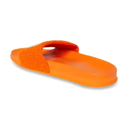 Forever Glam by Pantaloons Women's Orange Slides image 5