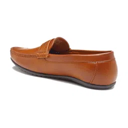 Action Men's Tan Casual Loafers image 5