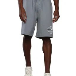 Calvin Klein Overcast Grey Cotton Regular Fit Shorts image 1