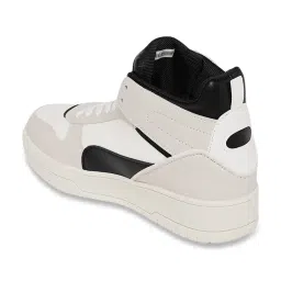 Forever Glam by Pantaloons Women's Off White Ankle High Sneakers image 5