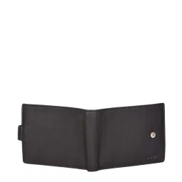 SASSORA Black Casual Leather Rfid Bi-Fold Wallet for Men image 5