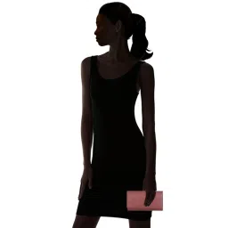 SASSORA Maroon Solid Rfid Tri-Fold Wallet for Women image 5