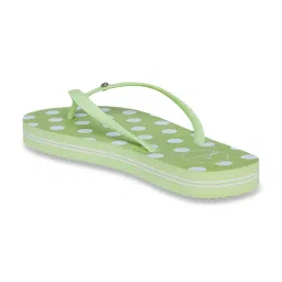 Forever Glam by Pantaloons Women's Green Flip Flops image 5