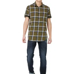 Mufti Dark Blue Cotton Regular Fit Jeans image 5