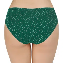 Amante Blue & Green Cotton Printed Hipster Panties - Pack Of 3 image 5