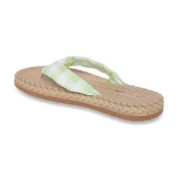 Forever Glam by Pantaloons Women's Green Flip Flops image 5