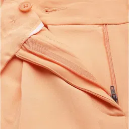 Van Heusen Peach Mid Rise Trousers image 5