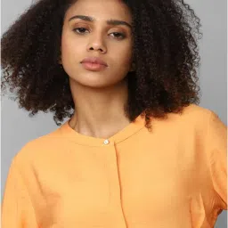 Allen Solly Orange Regular Fit Shirt image 5