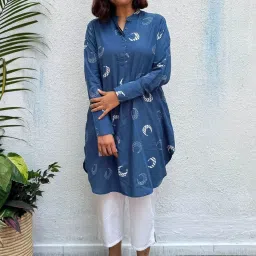 Chidiyaa Shayesta Block Printed Cotton Kurta image 1