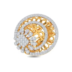 Kisna Diamond & Gold Jewellery Yashita 14k (585) Diamond & Gold Ring For Women image 1