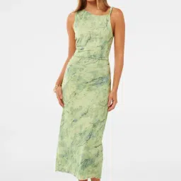 Forever New Gracelynn Twist Shoulder Mesh Midi Dress-image-19