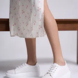 Fausto Women's Off White Sneakers-picture-23