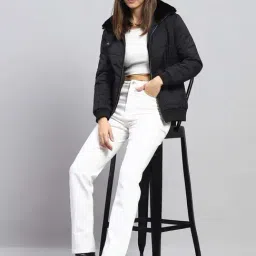 Monte Carlo Black Regular Fit Quilted Jacket image 5