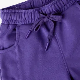 The Souled Store Girls Dewberry Cotton Regular Joggers image 3