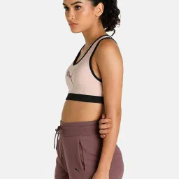 Puma Pink Printed Sports Bra image 3