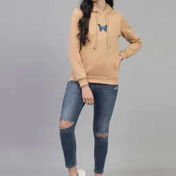 Kotty Beige Printed Sweatshirt image 4