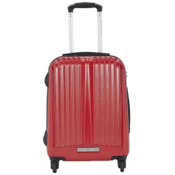 Tommy Hilfiger Crystal Red 4 Wheels Medium Hard Cabin Trolley - 39 cm image 1