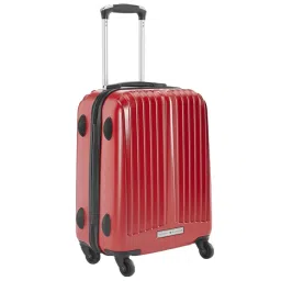 Tommy Hilfiger Crystal Red 4 Wheels Medium Hard Cabin Trolley - 39 cm image 3