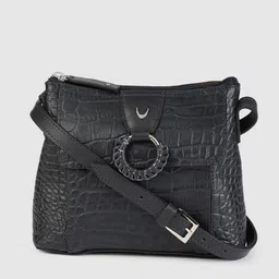Hidesign Textured Leather Structured Sling Bag image 1