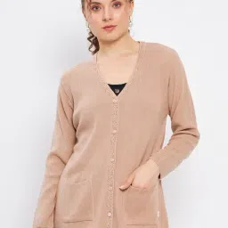 Duke Beige Crochet Pattern Cardigan-picture-28